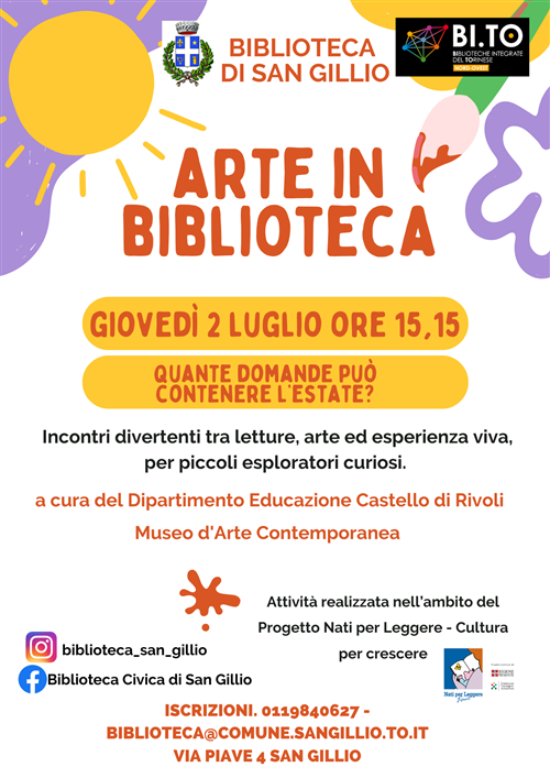 Arte in Biblioteca!