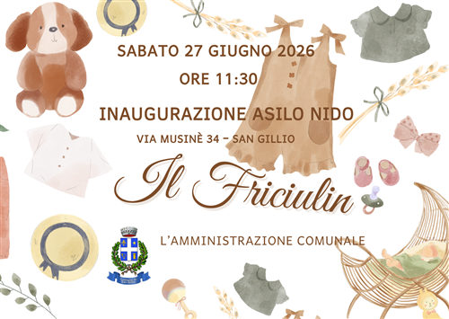 Inaugurazione Asilo Nido Comunale