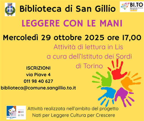 Leggere con le mani