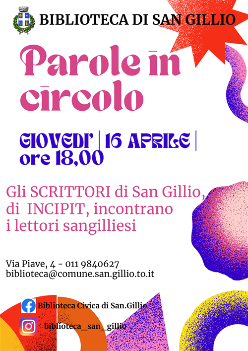 Parole in circolo.