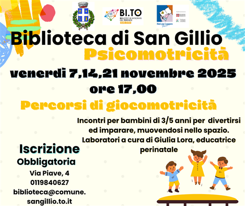 Psicomotricità in biblioteca.